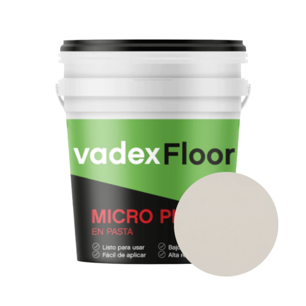 VADEXFLOOR MICROPISOS GRIS PERLA EN PASTA 20 L