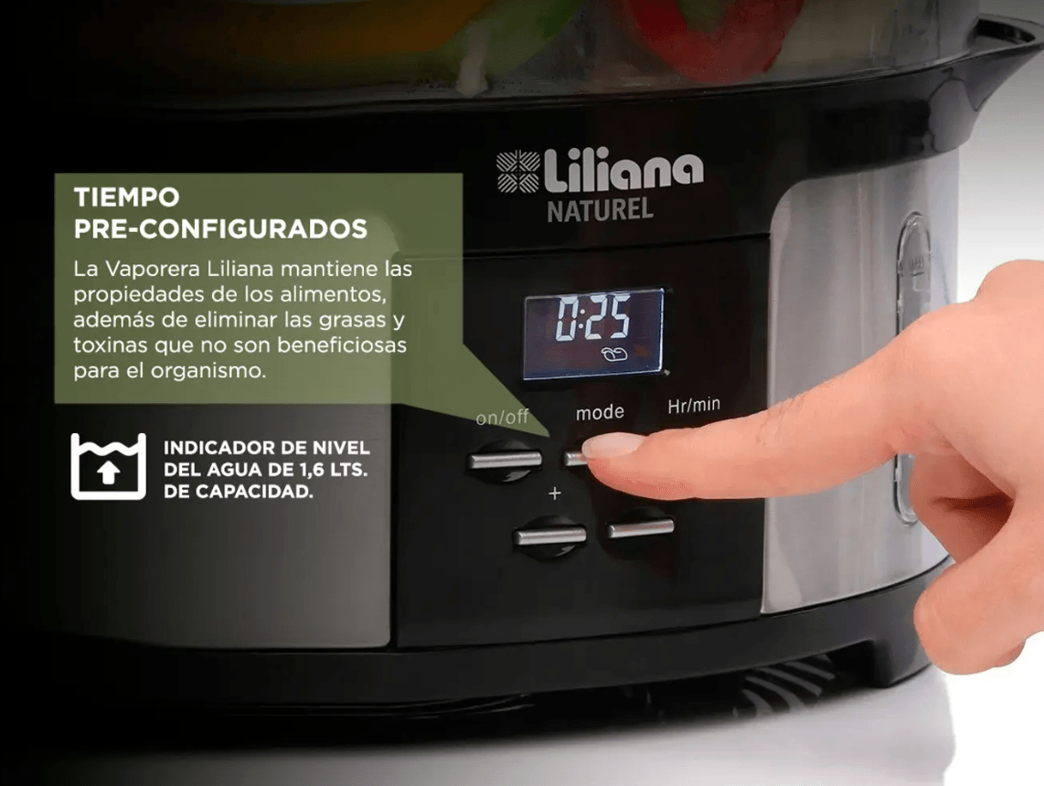 Vaporiera Digital 12 Lrs 3 Niveles AAV930 - Image 3