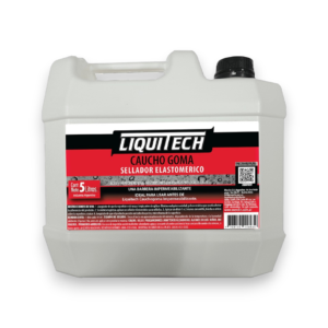 LIQUITECH SELLADOR ELASTOMÉRICO CAUCHOGOMA NEGRO 5 L