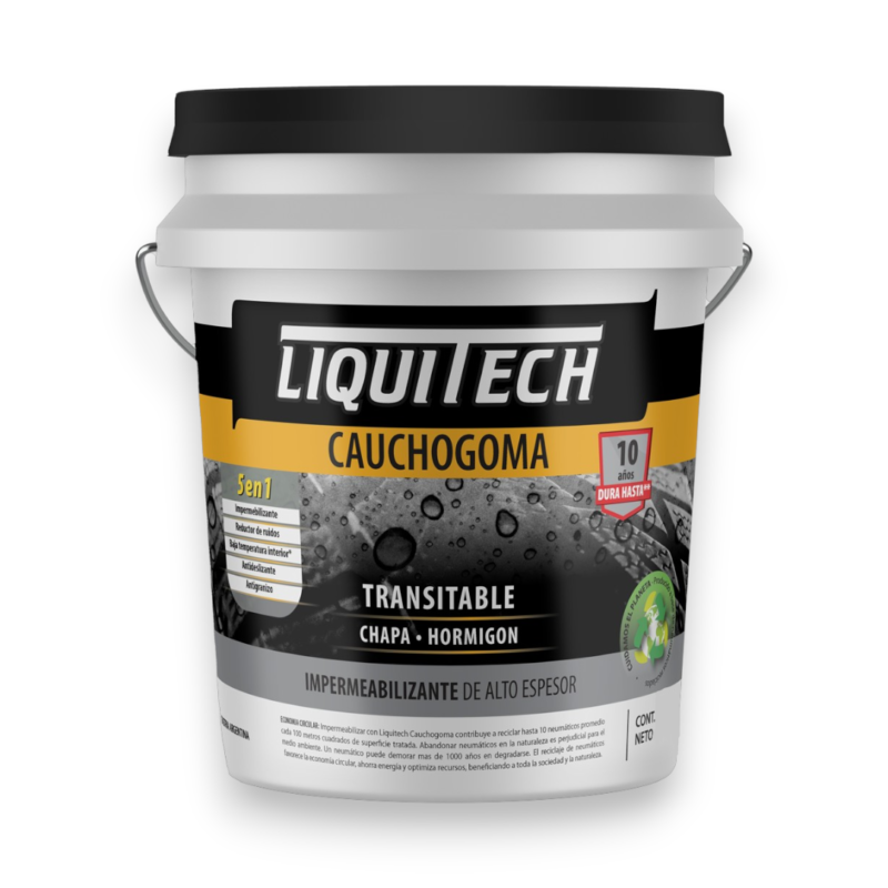 LIQUITECH CAUCHOGOMA NEGRO 4 L