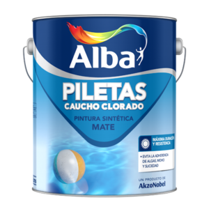 PINTURA CAUCHO PILETA ALBA BLANCO 4L