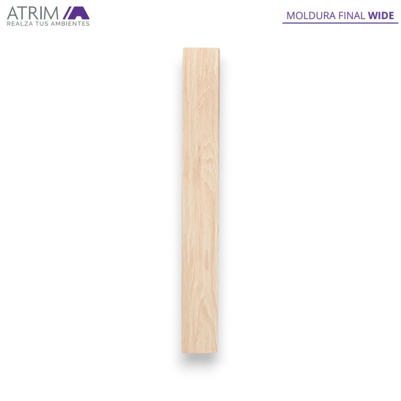 Moldura final Epsilon Wide roble natural 2,75 m