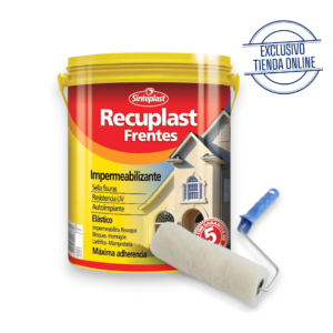 COMBO RECUPLAST IMPERMEABILIZANTE PARA FRENTES 20L + RODILLO