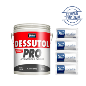 COMBO LÁTEX INTERIOR / EXTERIOR 5 KG COLOR SALMÓN