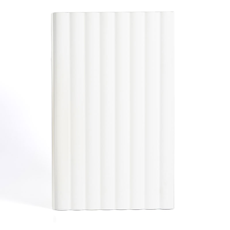 Revestimiento de pared Epsilon Snail blanco mate 250 mm x 2,75 m