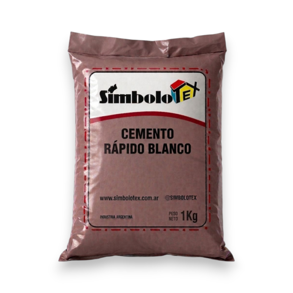 cemento rápido blanco Simbolo Tex 1 kg