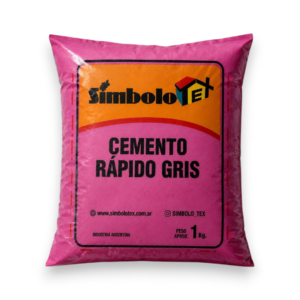 Cemento rápido gris Simbolo Tex 1 kg