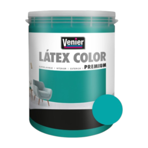 LÁTEX COLOR INTERIOR / EXTERIOR MATE TURQUESA LIBERADOR 5 L